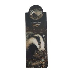 Cardmarks Badger Meles Wild Animals Magnetic Magnet UK Company If #2405, Y2k 00s